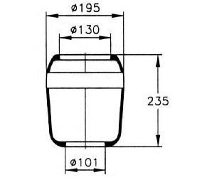 PE AUTOMOTIVE Metallipalje, ilmajousitus 084.155-30A